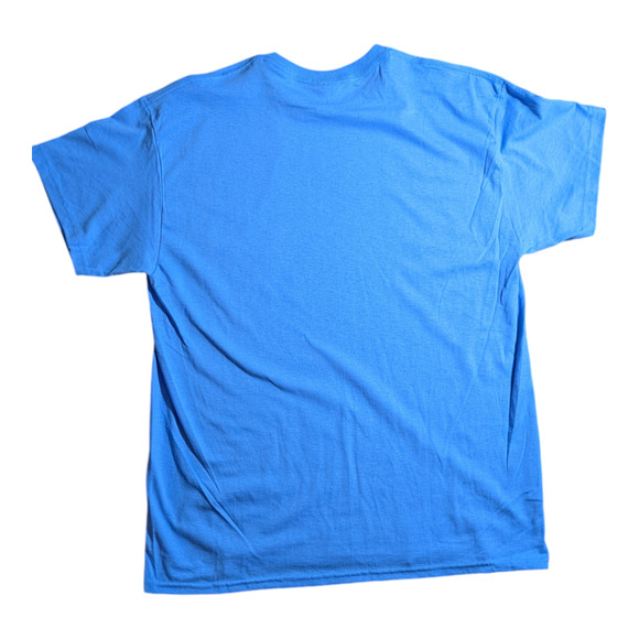 Sunset Cruise - Car & Palm Trees - Graphic Tee - Size L - Lt Blue - All Genders - Picture 7 of 7